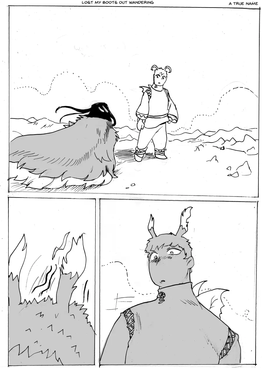  Lost My Boots Out Wandering Comic Muren memory